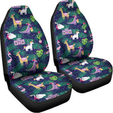 Funny Christmas Decoration Pattern Print Universal Fit Car Seat Covers 102422