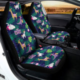 Funny Christmas Decoration Pattern Print Universal Fit Car Seat Covers 102422