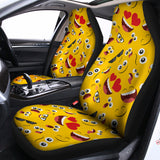 Funny Emoji Pattern Print Universal Fit Car Seat Covers 102422