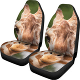 Funny Giraffe Print Universal Fit Car Seat Covers 102422