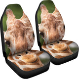 Funny Giraffe Print Universal Fit Car Seat Covers 102422