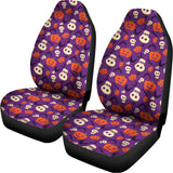 Funny Halloween Pumpkin Pattern Print Universal Fit Car Seat Covers 102422