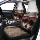 Funny Raccoon Print Universal Fit Car Seat Covers 102422