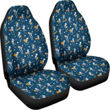 Funny Skeleton Party Pattern Print Universal Fit Car Seat Covers 102422
