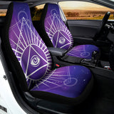 Galaxy Eye of Providence Print Universal Fit Car Seat Covers 102422