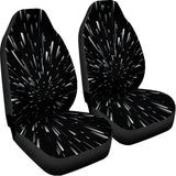 Galaxy Hyperspace Print Universal Fit Car Seat Covers 102422