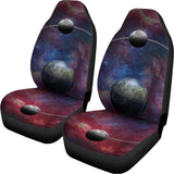 Galaxy Lunar Phase Print Universal Fit Car Seat Covers 102422