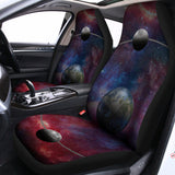 Galaxy Lunar Phase Print Universal Fit Car Seat Covers 102422