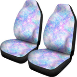Galaxy Mermaid Scales Pattern Print Universal Fit Car Seat Covers 102422