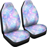 Galaxy Mermaid Scales Pattern Print Universal Fit Car Seat Covers 102422