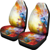 Galaxy Native Indian Woman Print Universal Fit Car Seat Covers 102422