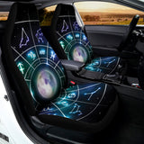 Galaxy Zodiac Wheel Print Universal Fit Car Seat Covers 102422