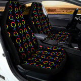 Gay Pride Gender Symbol Pattern Print Universal Fit Car Seat Covers 102422