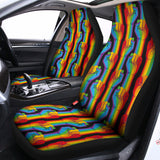 Gay Pride Hand Sign Pattern Print Universal Fit Car Seat Covers 102422