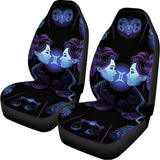Gemini And Astrological Signs Print Universal Fit Car Seat Covers 102422