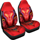 Geometric Bull Skull Print Universal Fit Car Seat Covers 102422