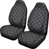 Geometric Floral Print Universal Fit Car Seat Covers 102422