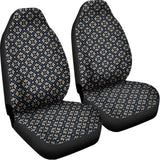 Geometric Floral Print Universal Fit Car Seat Covers 102422