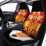 Geometric Fox Print Universal Fit Car Seat Covers 102422