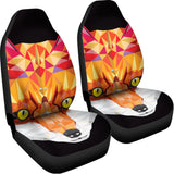 Geometric Fox Print Universal Fit Car Seat Covers 102422
