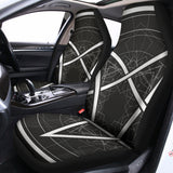 Geometric Inverted Pentagram Print Universal Fit Car Seat Covers 102422