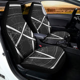 Geometric Inverted Pentagram Print Universal Fit Car Seat Covers 102422