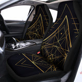 Geometric Pyramid Print Universal Fit Car Seat Covers 102422