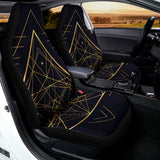 Geometric Pyramid Print Universal Fit Car Seat Covers 102422