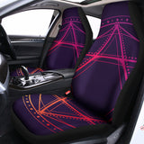 Geometric Star of David Print Universal Fit Car Seat Covers 102422