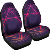 Geometric Star of David Print Universal Fit Car Seat Covers 102422