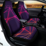 Geometric Star of David Print Universal Fit Car Seat Covers 102422