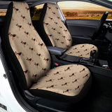 German Shepherd Dog Pattern Print Universal Fit Car Seat Covers 102422