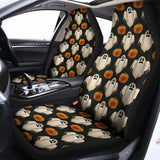 Ghost And Pumpkin Pattern Print Universal Fit Car Seat Covers 102422