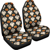 Ghost And Pumpkin Pattern Print Universal Fit Car Seat Covers 102422