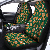 Gingerbread Cookies Pattern Print Universal Fit Car Seat Covers 102422