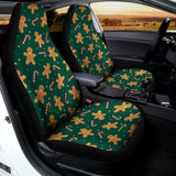 Gingerbread Man Cookies Pattern Print Universal Fit Car Seat Covers 102422