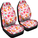 Girly Elephant And Hamsa Pattern Print Universal Fit Car Seat Covers 102422