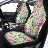 Girly Spring Flower Pattern Print Universal Fit Car Seat Covers 102422