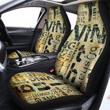 Giving And Tithing Religious Words Print Universal Fit Car Seat Covers 102422