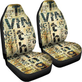 Giving And Tithing Religious Words Print Universal Fit Car Seat Covers 102422