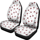 Glasses Of Wine Pattern Print Universal Fit Car Seat Covers 102422