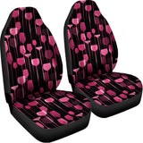 Glasses Of Wine Print Universal Fit Car Seat Covers 102422