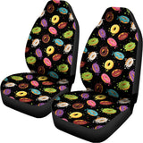 Glaze Donut Pattern Print Universal Fit Car Seat Covers 102422