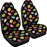 Glaze Donut Pattern Print Universal Fit Car Seat Covers 102422