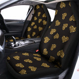 Gold Heart (NOT Real) Glitter Print Universal Fit Car Seat Covers 102422