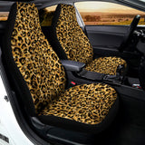 Gold Leopard (NOT Real) Glitter Print Universal Fit Car Seat Covers 102422