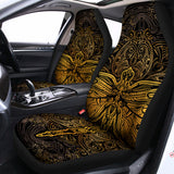 Gold Boho Dragonfly Print Universal Fit Car Seat Covers 102422