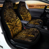 Gold Boho Dragonfly Print Universal Fit Car Seat Covers 102422