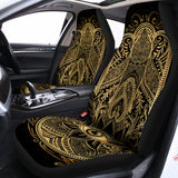 Gold Hamsa Hand Print Universal Fit Car Seat Covers 102422