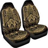 Gold Hamsa Hand Print Universal Fit Car Seat Covers 102422